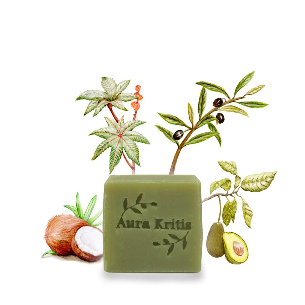 FACE NATURAL GREEN SOAP